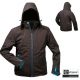 Softshell �bergangsjacke / Regenjacke mit Kapuze  elysee� schwarz Gr.XL